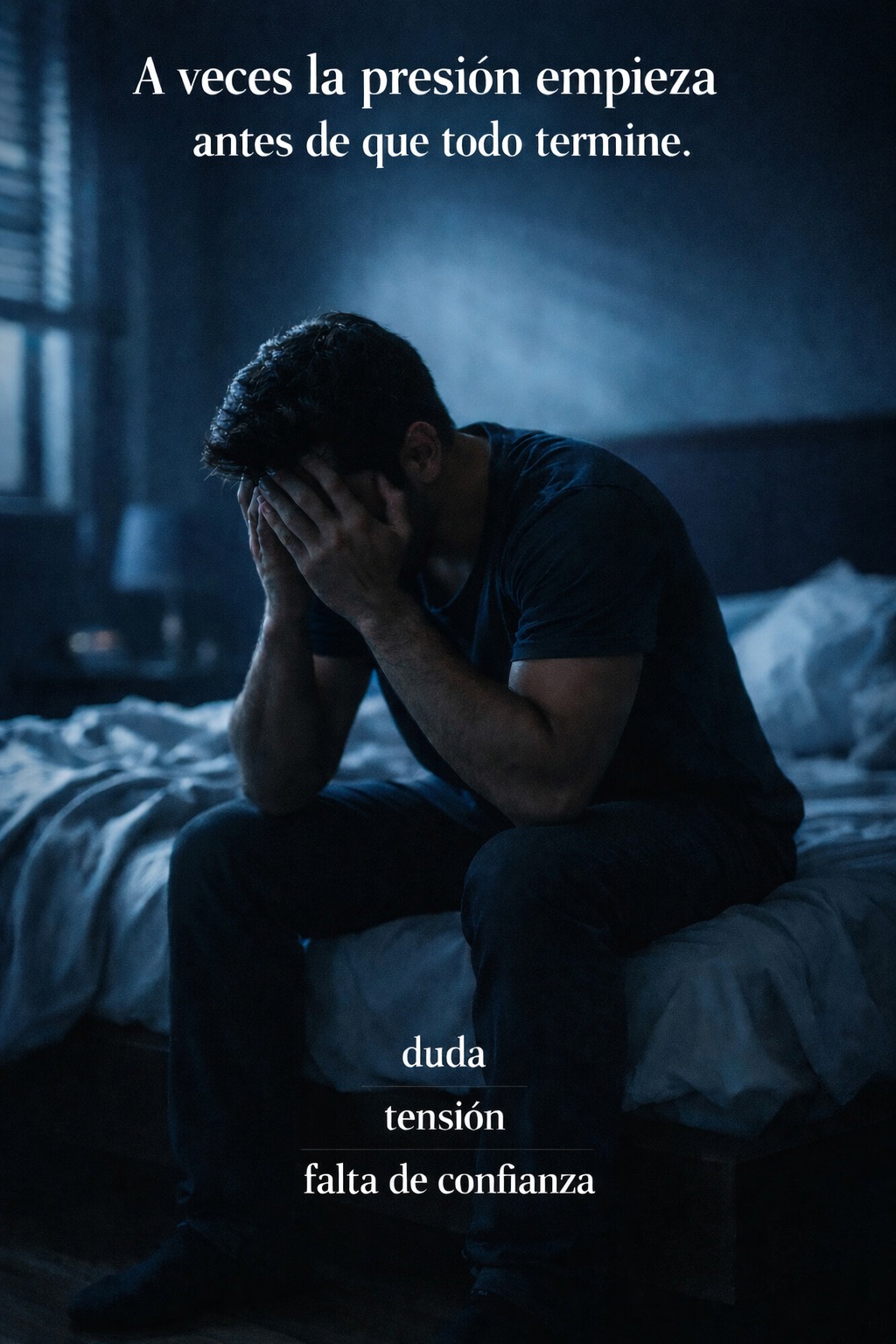 A veces la presión empieza antes de que todo termine.